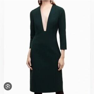 ARITZIA Babaton Masu Everest Dark Green Dress 0